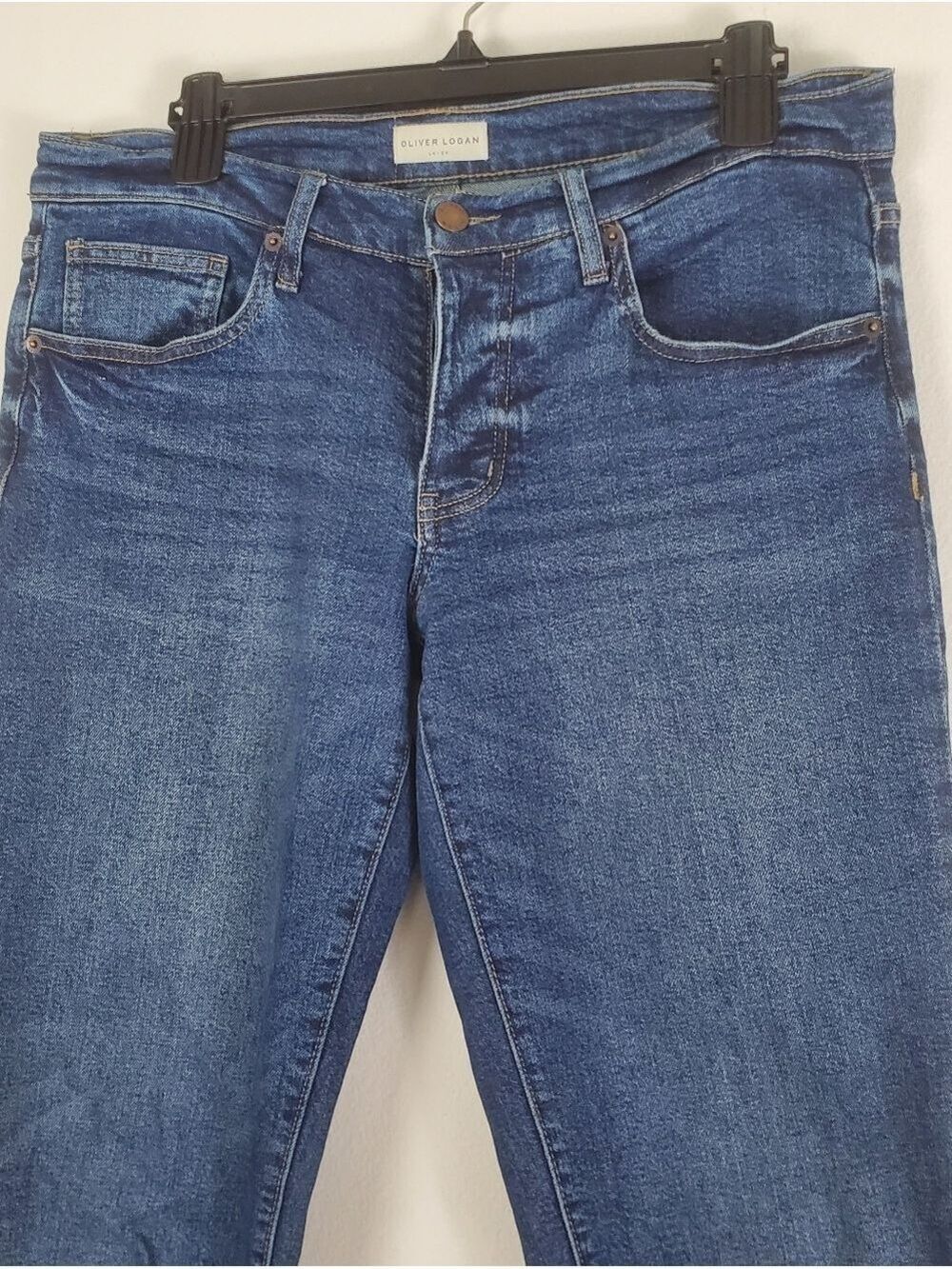 Oliver Logan Midwash Blue Jeans Button Fly Womens Size 28 Cotton Blend - Picture 3 of 12